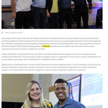 Comandante do Bope participa de Painel na IBE Conveniada FGV de Campinas – IBE