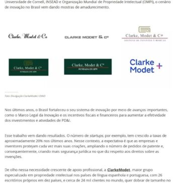 Empresa global aposta em reposicionamento de marca para crescer no mercado brasileiro de propriedade intelectual – Terra