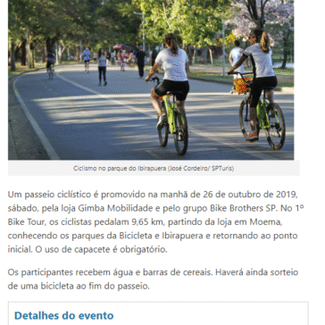 1º Bike Tour Gimba – Esportividade
