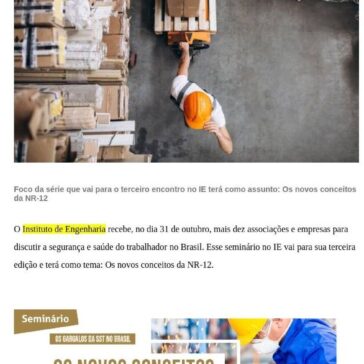 Debate discute o momento da segurança e saúde do trabalho – Segnews