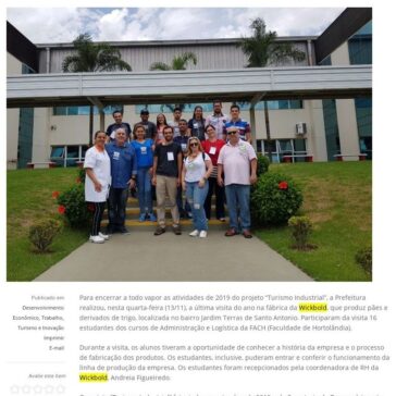 Prefeitura leva estudantes da FACH para conhecer Wickbold – Hortolândia