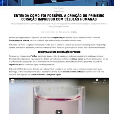 Entenda como foi possível a criação do primeiro coração impresso com células humanas – Whow!