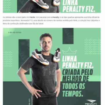Penalty apresenta linha F12- Camisas & Chuteiras