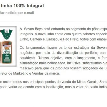 Seven Boys lança linha 100% Integral – ABIMAPI