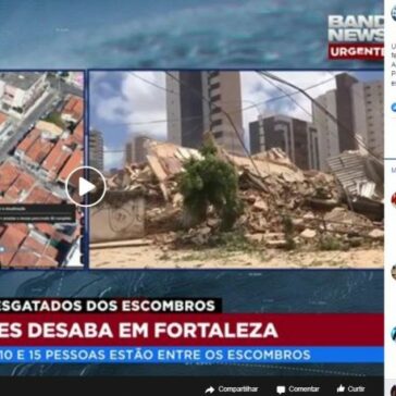 BandNews TV fez uma transmissão ao vivo. – Facebook