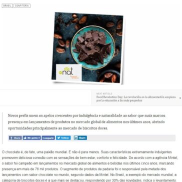 Duas Rodas lança linha de aromas naturais de chocolate – Food News Latam