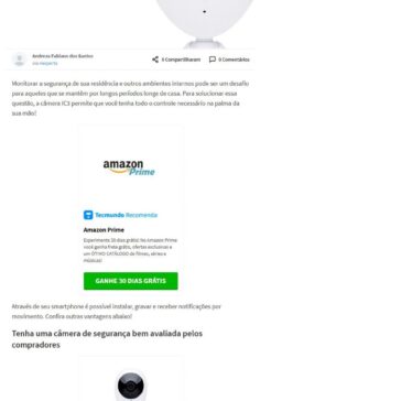 Câmera de segurança Intelbras com HD e Wifi por R$ 169 na Amazon – Tec Mundo