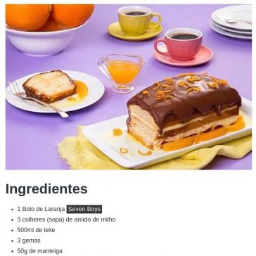 Receita para incrementar bolo de laranja pronto – Revista News