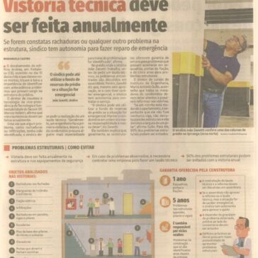 Vistoria técnica deve ser feita anualmente – Agora São Paulo