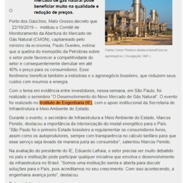 Redução no preço do Gás Natural favorece agronegócio, indústria e consumidores – Falando de Gestão