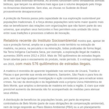 A economia da floresta em pé – Dinâmicas Sul-Sur