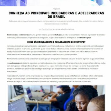 Conheça as principais incubadoras e aceleradoras do Brasil – Whow!