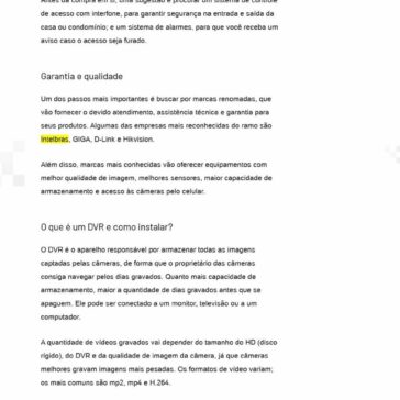 O que você deve prestar atenção ao comprar um kit de câmeras de segurança – UOL