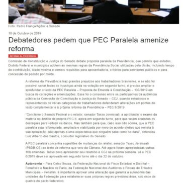Debatedores pedem que PEC Paralela amenize reforma – CNT
