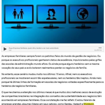 Empresas familiares, quem diria, tendem a ser mais sustentáveis – Neo Feed