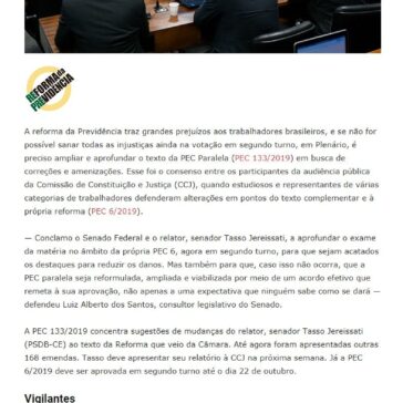 Previdência: debatedores pedem que PEC Paralela amenize reforma – Urgente News