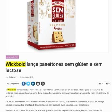 Wickbold lança panettones sem glúten e sem lactose – Newtrade