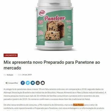 Mix apresenta novo Preparado para Panetone ao mercado – Distribuição