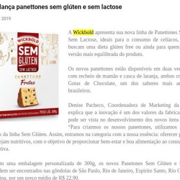 Wickbold lança panettones sem glúten e sem lactose – Estação Cereal