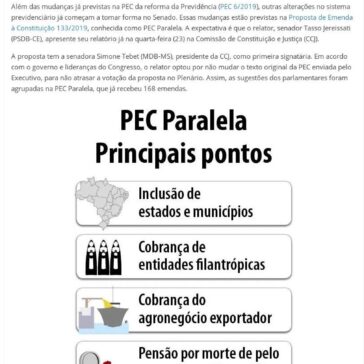 PEC Paralela vai ampliar alcance da reforma da Previdência – Brasília In Foco News