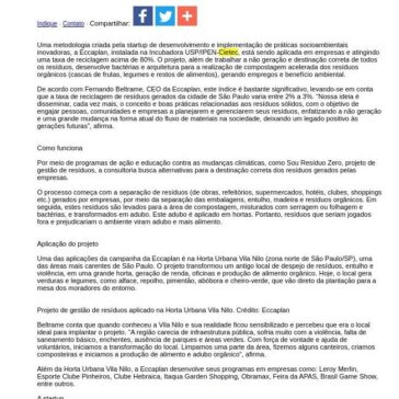 Projeto de gestão de resíduos gera 80% de taxa de reciclagem – JorNow