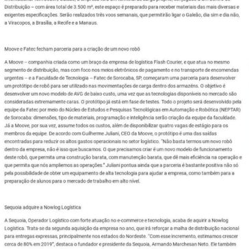 Aquisição de empresas. Expansões. Parcerias. Segmento de logística se mostra em expansão – Log Web