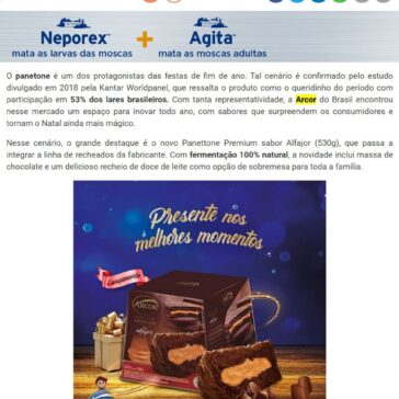 Arcor aposta em sabor Alfajor em seu novo Panettone Premium – MilkPoint