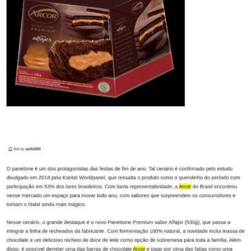 Arcor lança panetone premium sabor Alfajor com 500g; Produto já está nos mercados – O Olhar da Cidade