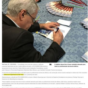 IFC/Cobrecom lança livro técnico sobre cabos elétricos fotovoltaicos – Sonho do Primeiro Imóvel