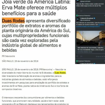 Jóia verde da América Latina: Erva Mate oferece múltiplos benefícios para a saúde – Broadcast