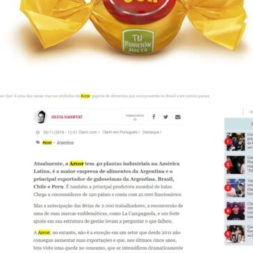A crise argentina afeta até a Arcor, gigante mundial de alimentos – Clarín