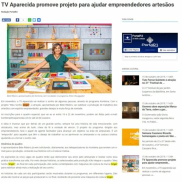 TV Aparecida promove projeto para ajudar empreendedores artesãos – Portal R3