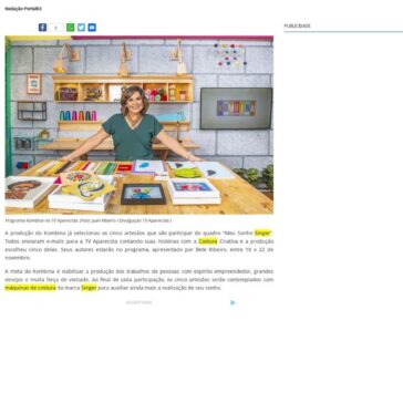 TV Aparecida seleciona cinco artesãos para projeto de incentivo ao empreendedor – Portal R3
