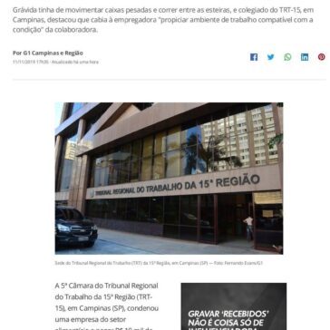 Justiça condena empresa a pagar R$ 10 mil por danos morais a funcionária que sofreu aborto – G1 Brasil