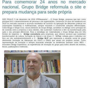 Grupo Bridge está com site novo no ar, prepara mudança de sede e caminha rumo ao Sistema B! – Top Sector