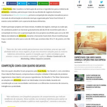Competição Reúne Startups Para Criar Soluções Inovadoras Para O Mercado de Alimentos – Super Empreendedores