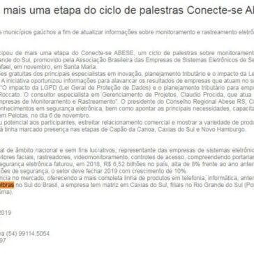 MATVSUL participa de mais uma etapa do ciclo de palestras Conecte-se ABESE – CQ7