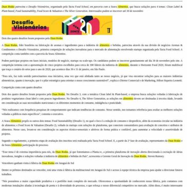 Competição reúne startups para criar soluções inovadoras para o mercado de alimentos – Aditivos & Ingredientes