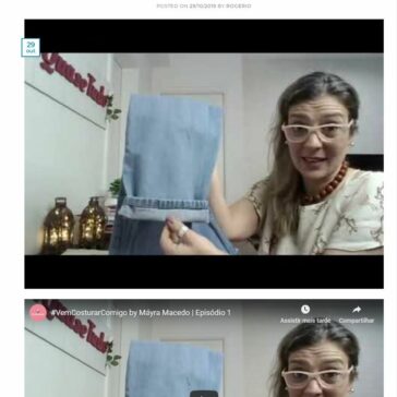 #VemCosturarComigo by Máyra Macedo | Episódio 1 – Clube da Costura