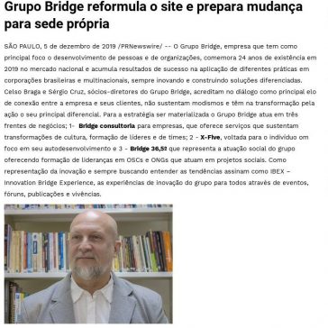 Grupo Bridge está com site novo no ar, prepara mudança de sede e caminha rumo ao Sistema B! – Onde Ir Curitiba