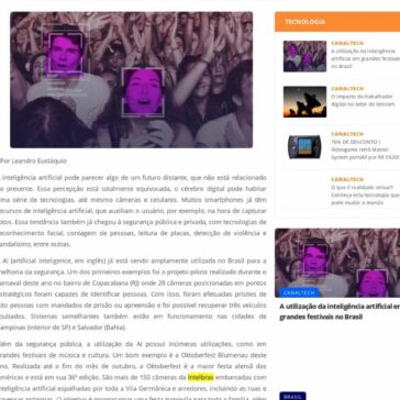 A utilização da inteligência artificial em grandes festivais no Brasil – Fala Guarulhos