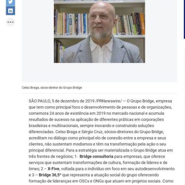 Grupo Bridge está com site novo no ar, prepara mudança de sede e caminha rumo ao Sistema B! – Veja.com