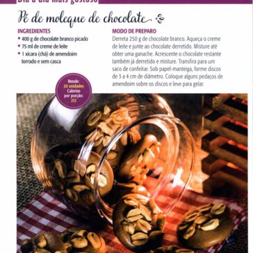 Pé de moleque de chocolate – Ana Maria Receitas