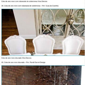 Ceia de Ano Novo: +55 Decorações Simples e Sugestões Do Que Servir – Você Gosta da Resenha