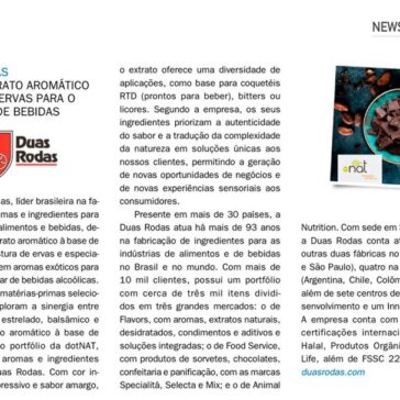 Duas Rodas lança extrato aromático à base de ervas para o mercado de bebidas – Food Ingredients Brasil