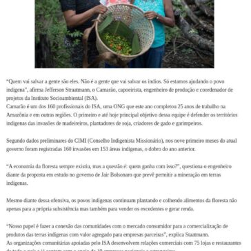 ONG promove economia da floresta e faz ponte entre indígenas e empresas – Radar Amazônico – Radar Amazônico