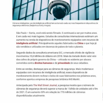 Com inteligência artificial e força chinesa, vigilância cresce no mundo – Exame.com