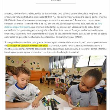 Educação financeira chega ao ensino infantil e fundamental em 2020 – Correio de Notícias