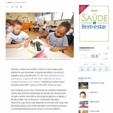 Em 2020: Educação financeira chega ao ensino infantil e fundamental – A Tribuna MT (On-line)