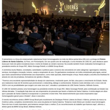 Conheça os vencedores do Prêmio Líderes de Santa Catarina – Acontecendo Aqui